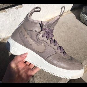Nike Airforce Ultra Force Mid Sepia Stone Sneakers